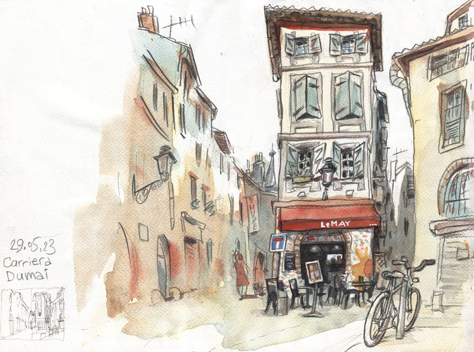 Urban Sketchers Frankreich Treffen 2023 in Toulouse