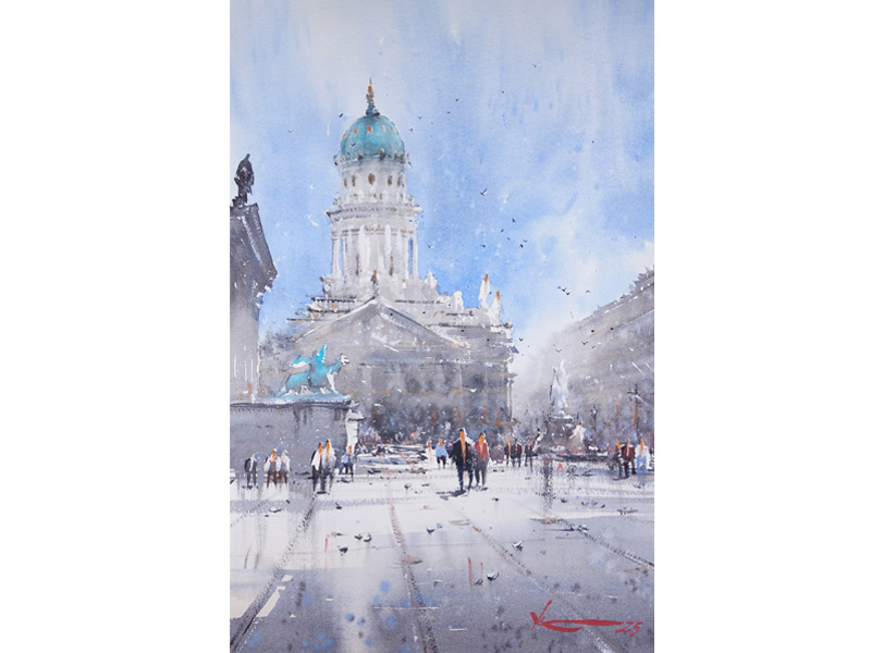 27. Sept. 2025 | Zeichnen und Aquarellieren am Gendarmenmarkt