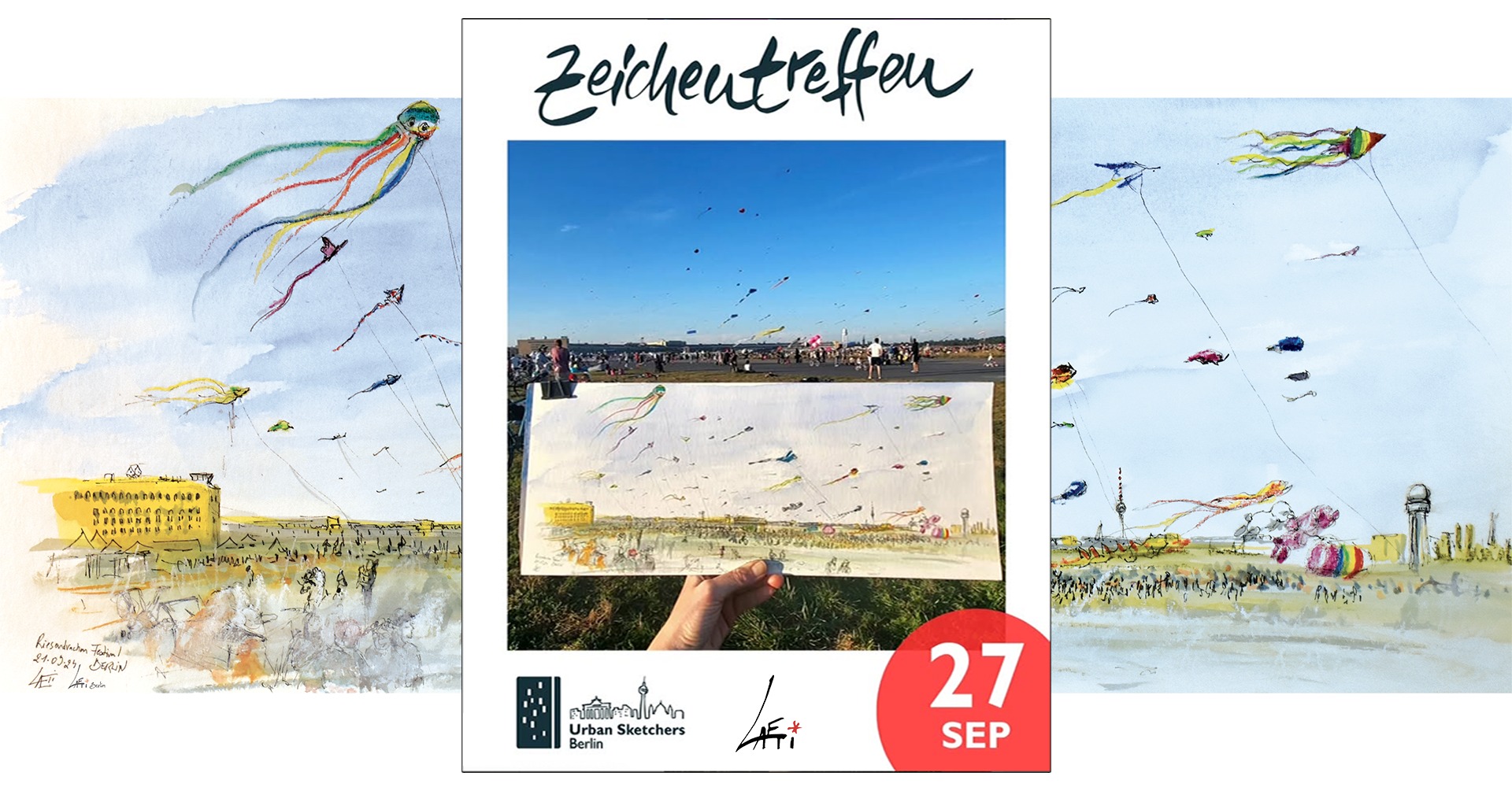 27. Sept. 2025 | Zeichnen beim Riesendrachenfestival