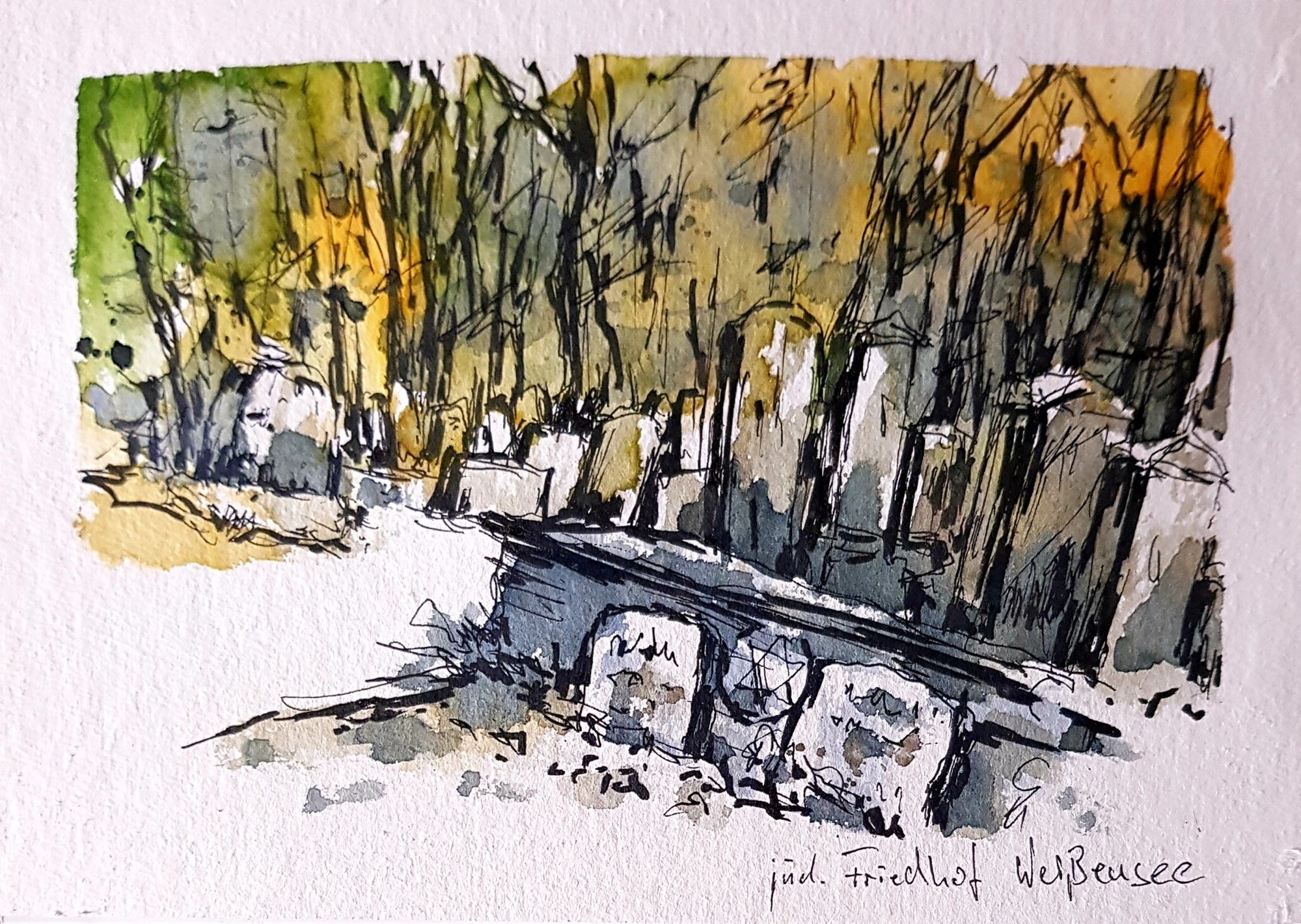 21. Okt. 2025 | Zeichnen auf dem Jüdischen Friedhof Weißensee