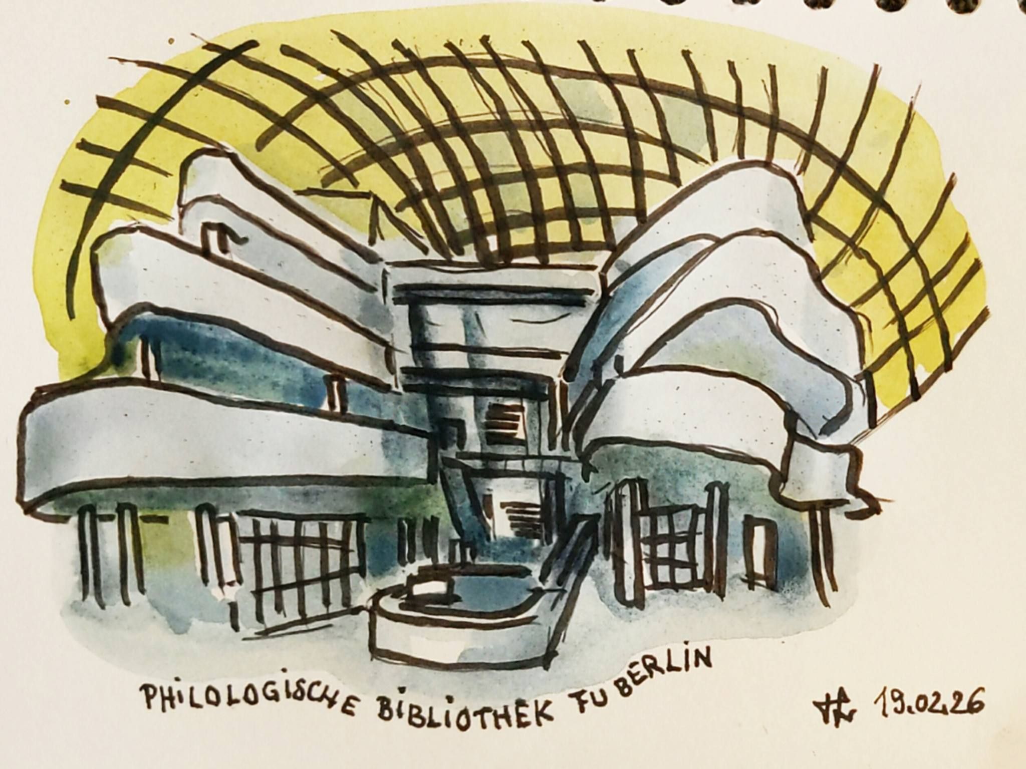 3. März 2026 | Zeichnen in der Philologischen Bibliothek der FU