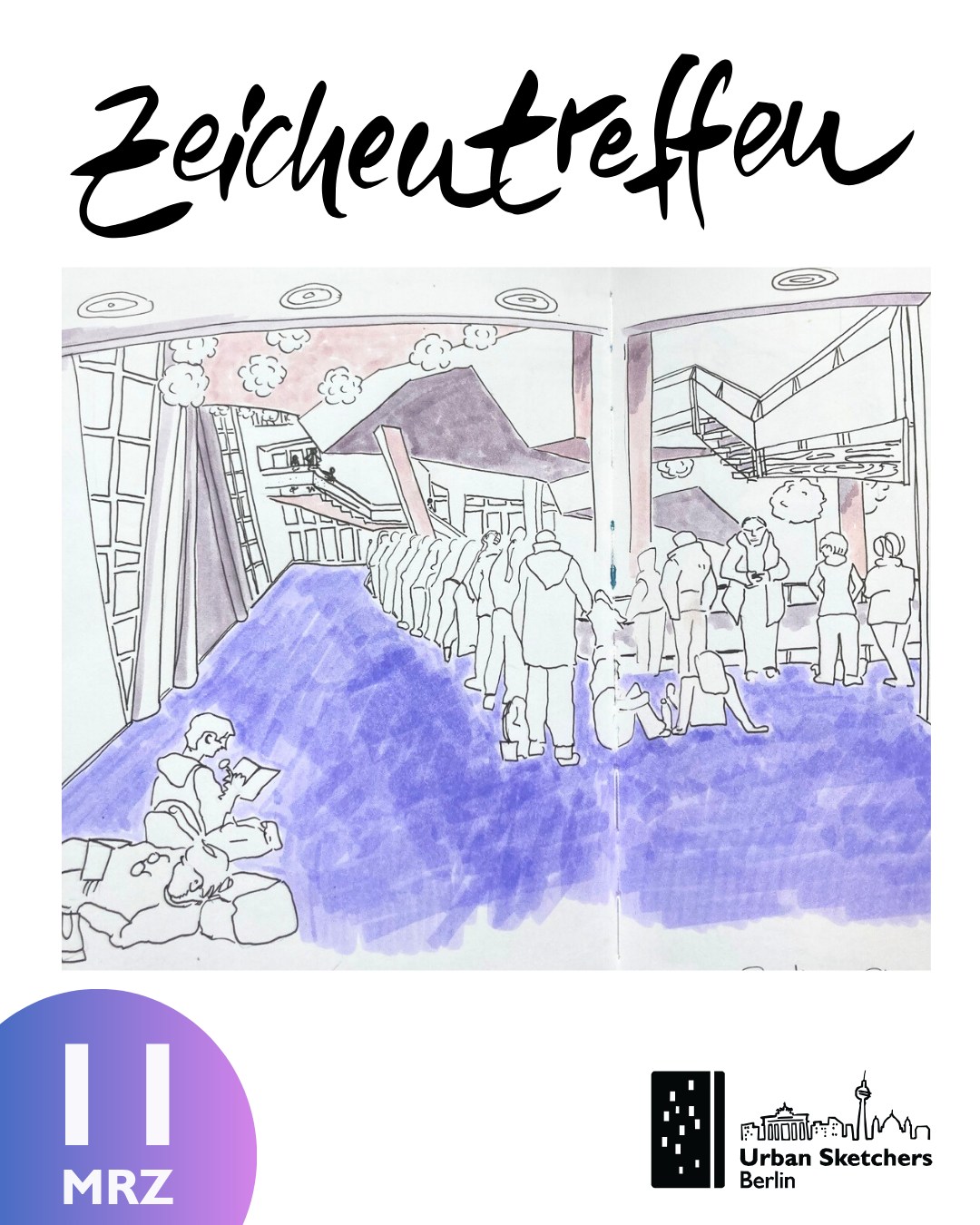 11. März | Zeichentreffen beim Lunch-Konzert in der Philharmonie