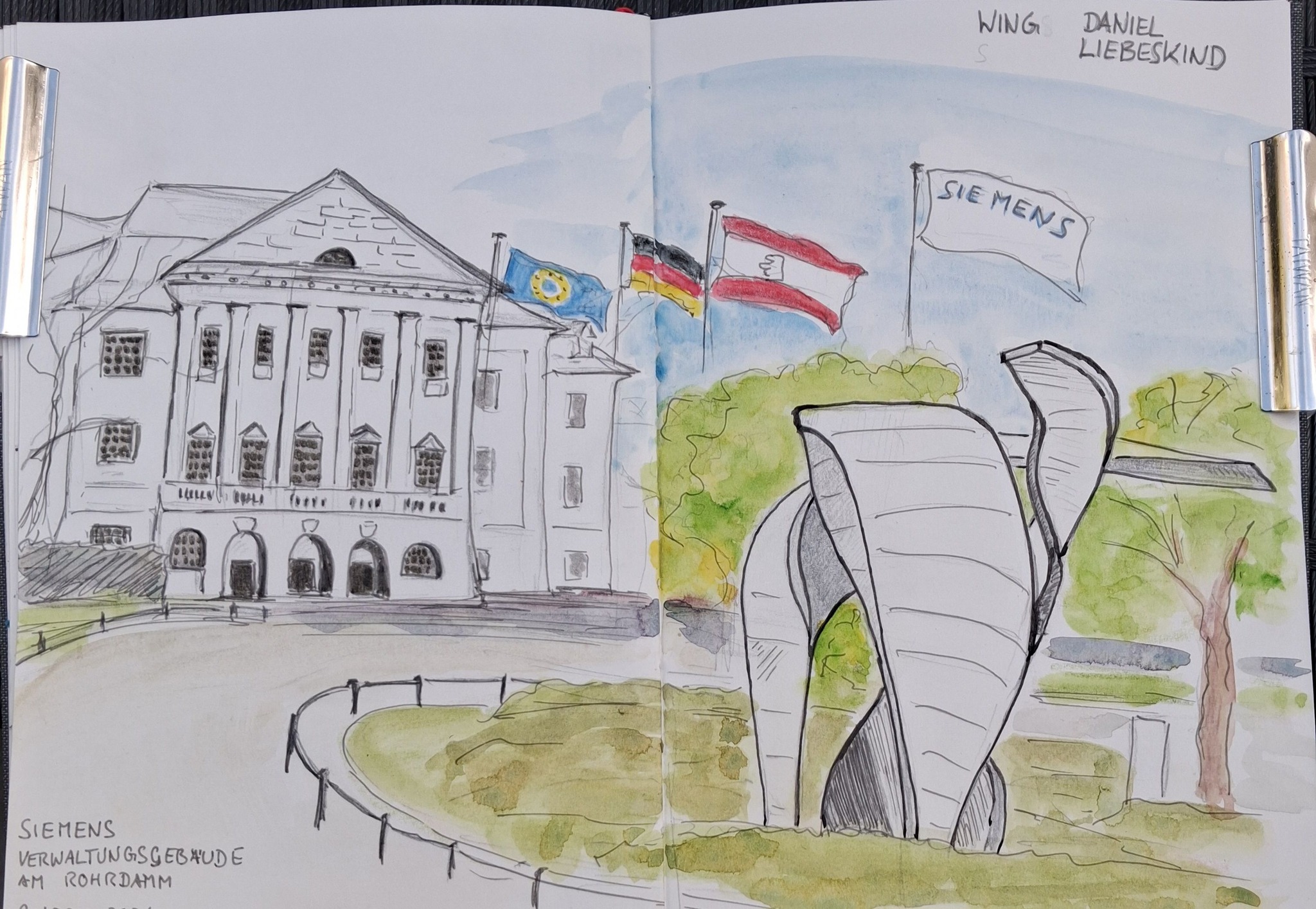 7. Mai 2026 | Zeichnen rund um die U-Bahn-Station Rohrdamm/Siemensstadt