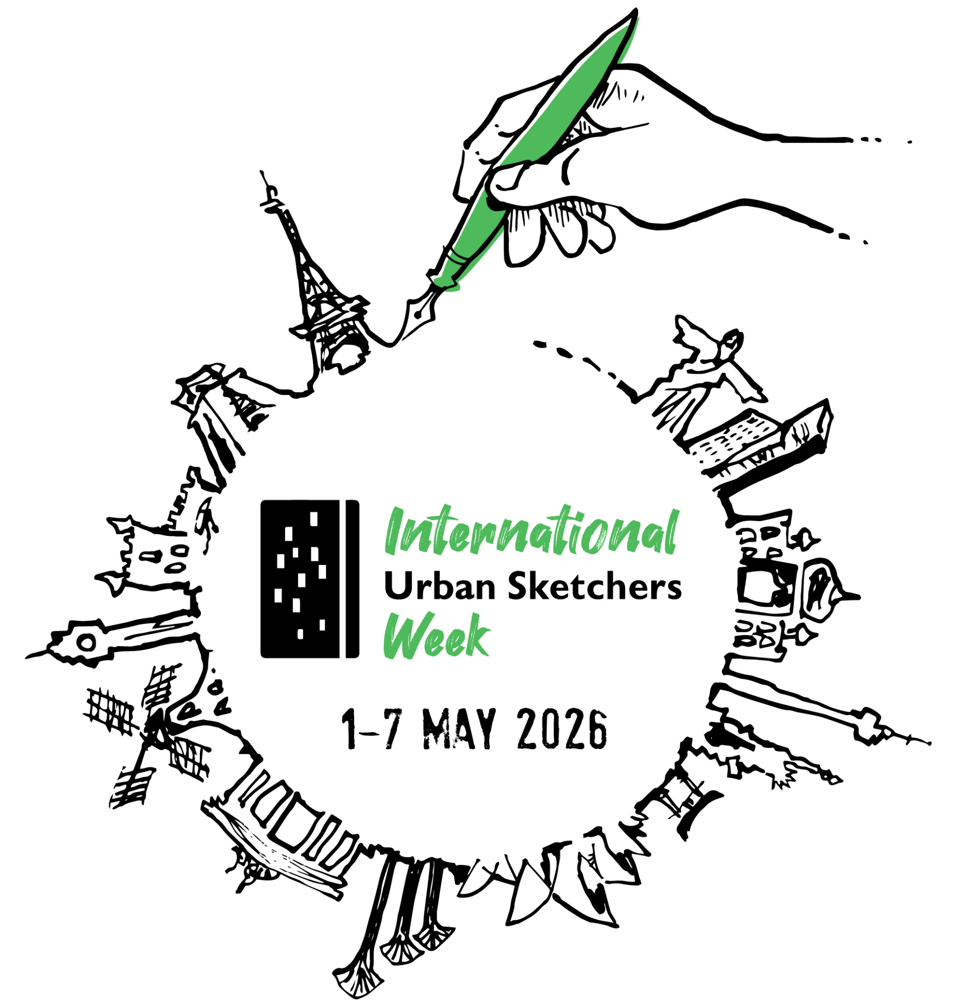 1.–7. Mai 2026 | International Urban Sketchers Week