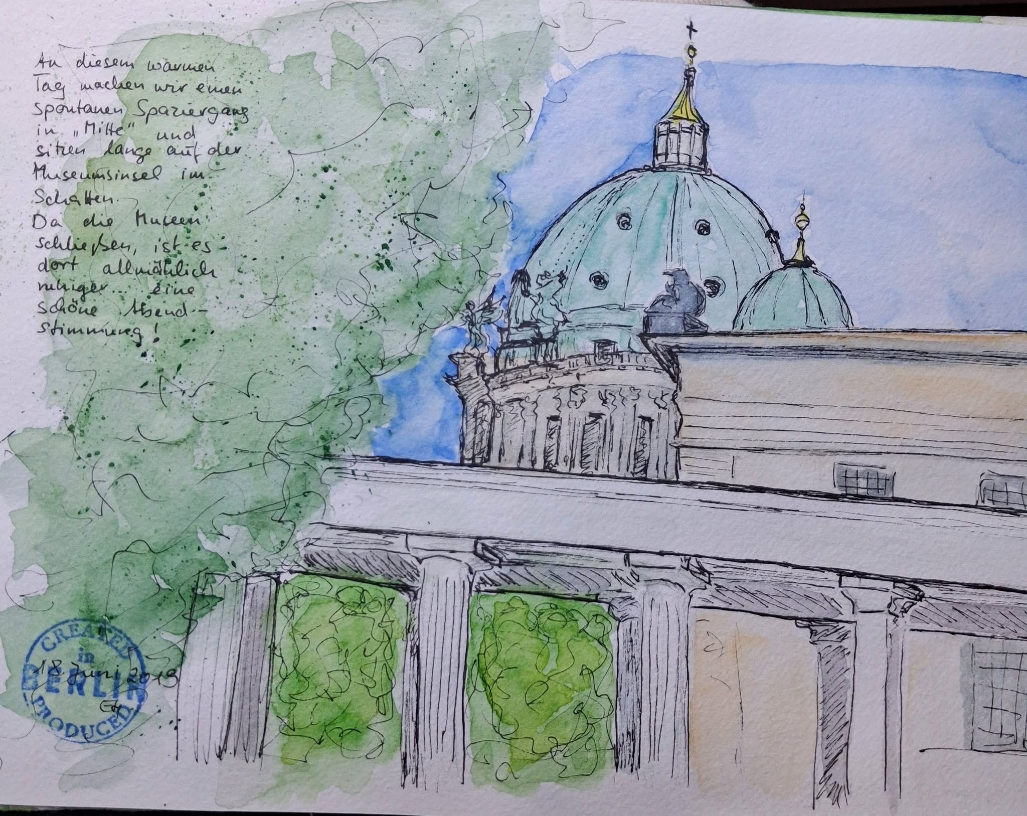 16. Juli 2026 | Abend-Sketchen auf der Museumsinsel